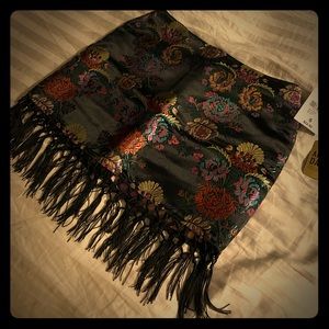 Oriental style mini skirt